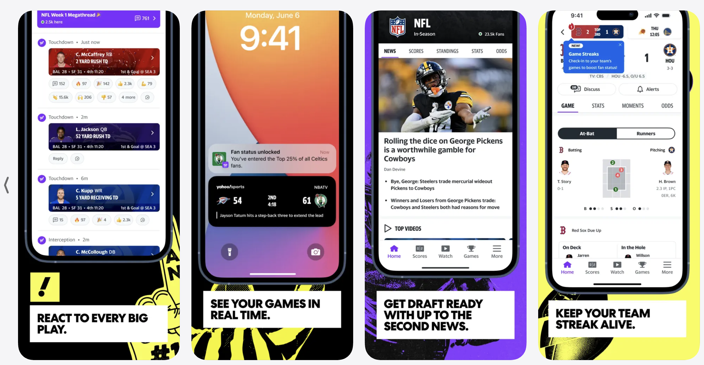 Yahoo Sports app